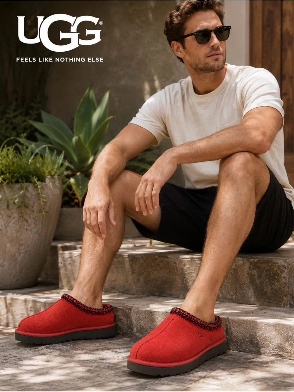 UGG Tasman Samba Red Men’s Size 10